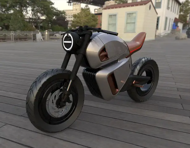 Nawa Racer Hybrid Battery-Powered Electric Motorbike Concept