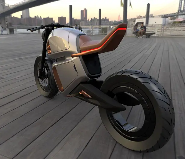 Nawa Racer Hybrid Battery-Powered Electric Motorbike Concept