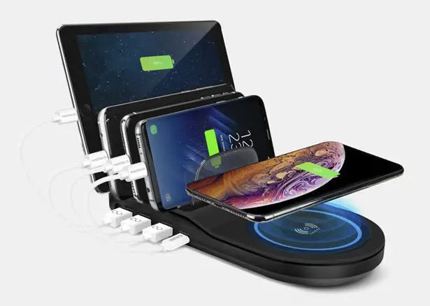 Naztech Wireless Power Hub 5 Charging Station