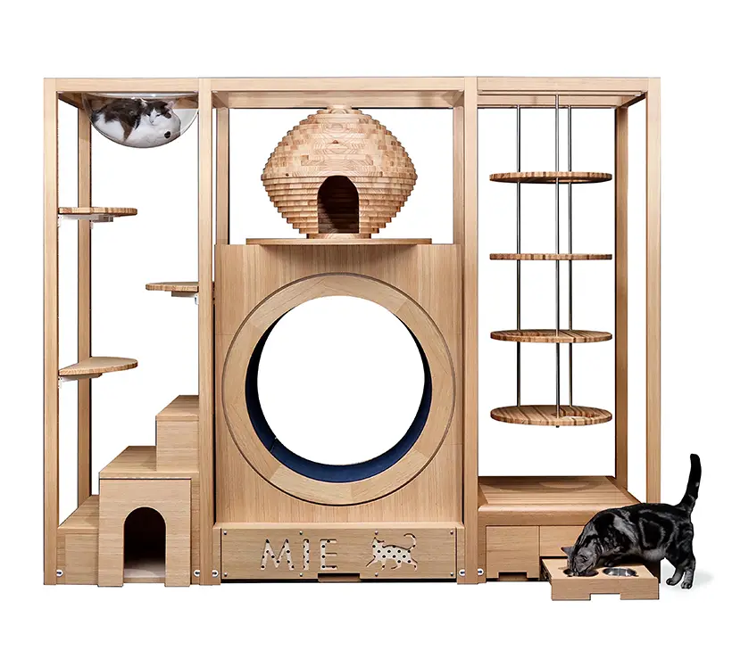 Neko Goten Cat Tower by Hitomi Otake