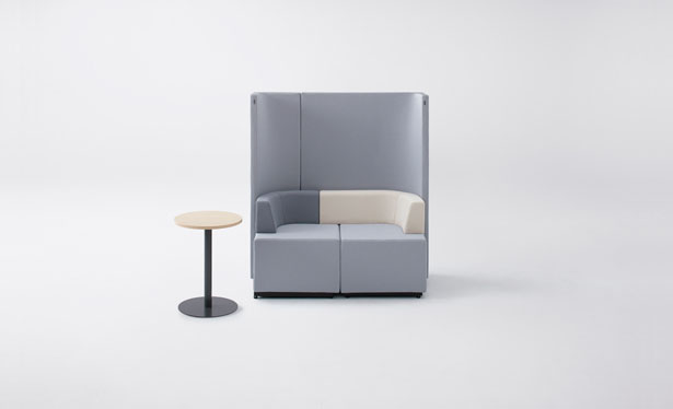 Nendo Brackets Office Use Unit Sofa for Kokuyo