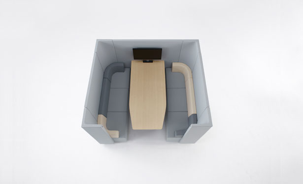 Nendo Brackets Office Use Unit Sofa for Kokuyo