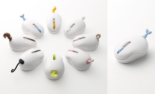 Nendo Oppopet Wireless Optical Mouse Design