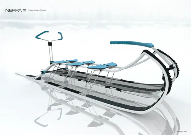 Nerpa Transformable Dog Sledge for North Russia Environment