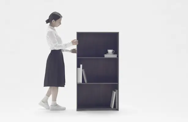 Nendo Nest Shelf by Sayaka Ito