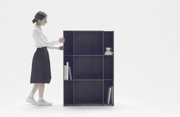 Nendo Nest Shelf by Sayaka Ito