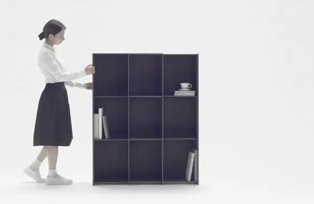 Nendo Nest Shelf by Sayaka Ito