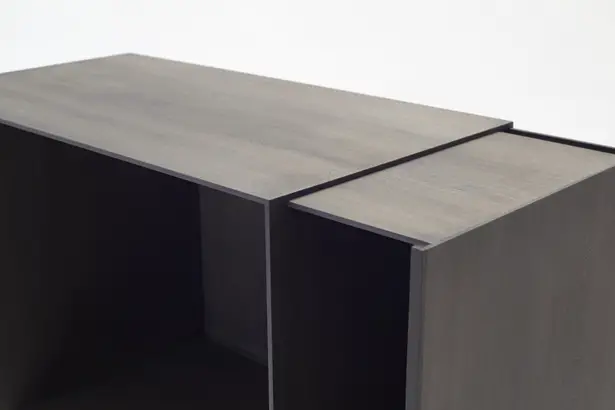Nest Shelf : Expandable Shelf Made from Carbon Fiber