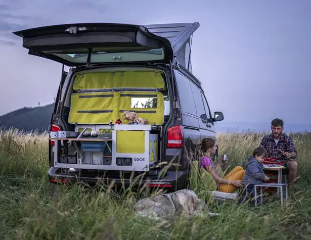 Nestbox Roamer Transforms Your Vehicle into Camper by Egoe Nest