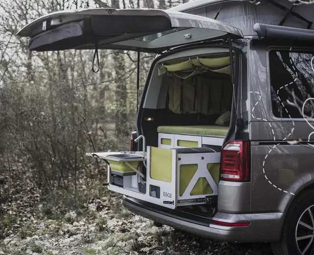 Nestbox Roamer Transforms Your Vehicle into Camper by Egoe Nest