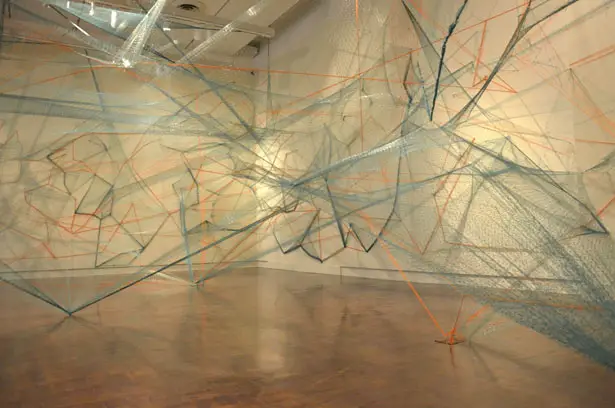 Net_Work installation at Honolulu Museum of Art by Hongtao Zhou and Kaili Chun