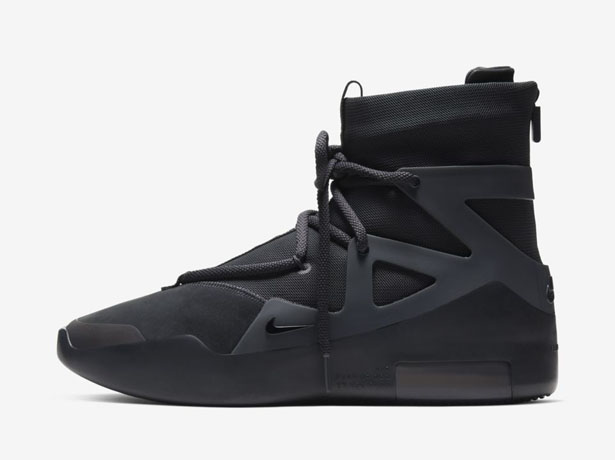 Nike Air Fear of God 1 “Triple Black” Sneaker Features Solid Black ...