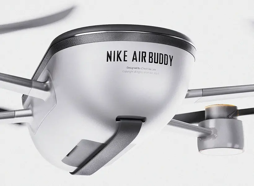 Nike AirBuddy Drone to Fly with You While Exercising Outdoors by Cheolhee Lee