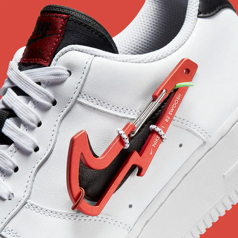 Nike Air Force 1 Comes with 3D Carabiner Swooshes