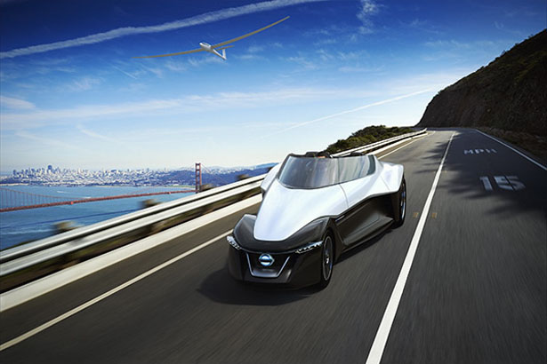 Futuristic Nissan BladeGlider Is A 3-Seater Concept Electric Car