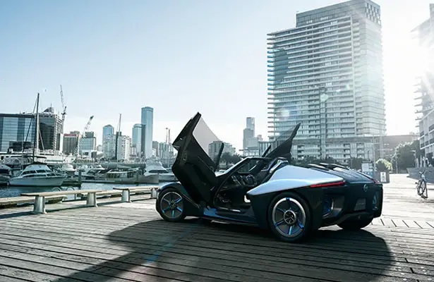 Futuristic Nissan BladeGlider Is A 3-Seater Concept Electric Car