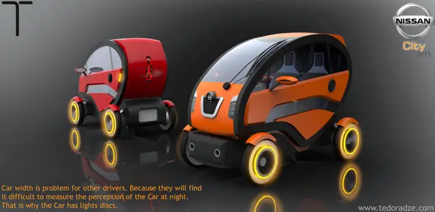 Nissan City Eco Electric Concept Car by Giorgi Tedoradze