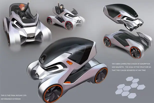 Nissan COO Concept Mobility for Future China in 2025 by Ganin Li