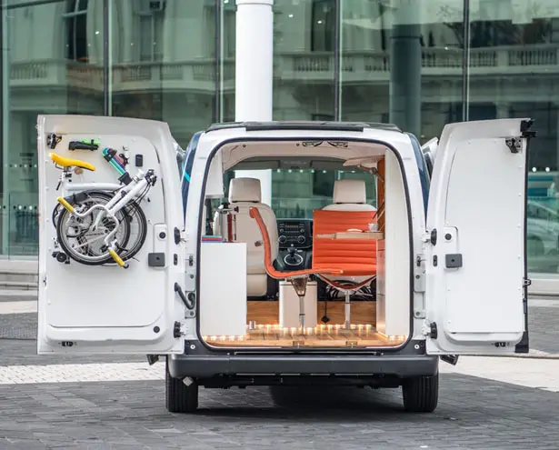 Nissan E-NV200 WORKSPACe Could Be The Future of All Electric Mobile Office  - Tuvie Design