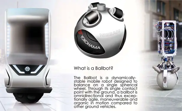 Nissan Tama-Go Futuristic Single-Wheel Concept Vehicle by Gianmarco Giacchina