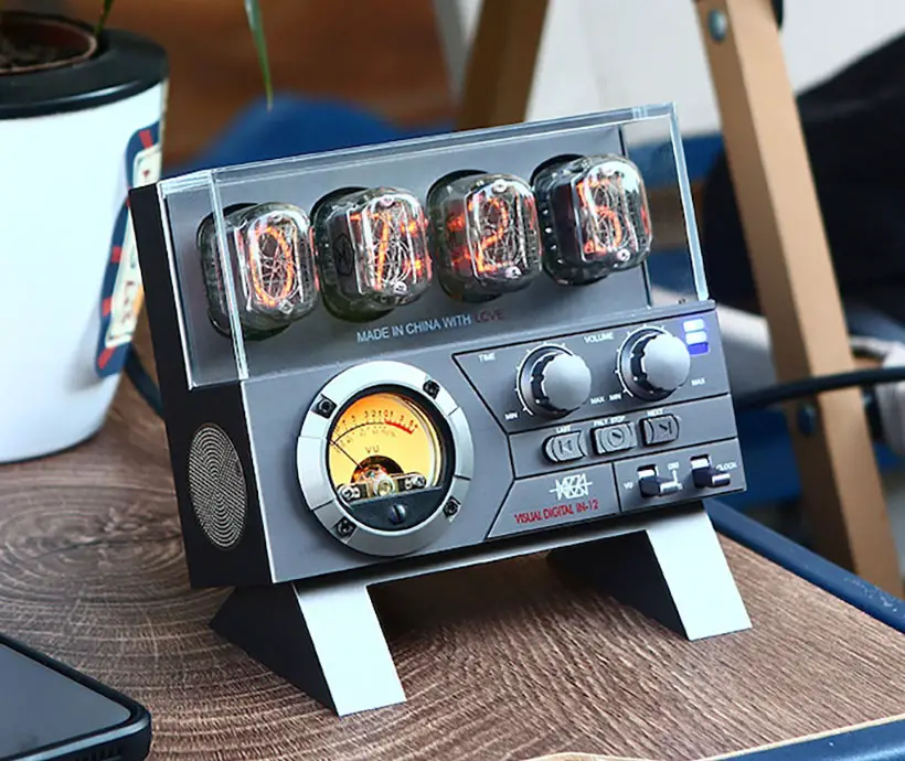 NixieX: the Authentic IN-12 Nixie Tube Clock and Speaker