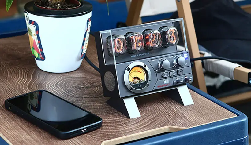 NixieX: the Authentic IN-12 Nixie Tube Clock and Speaker