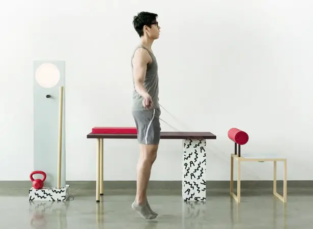 No Sweat 3 Piece Workspace Furniture Set by Darryl Agawin