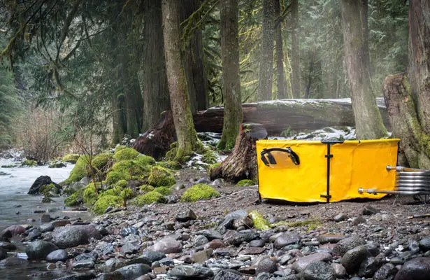 Nomad Collapsible Tub and Frame : Enjoy A Hot Tub with Friends, Anywhere!