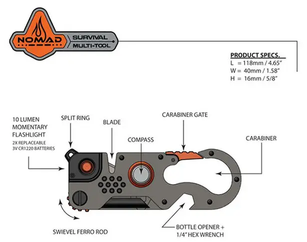 NOMAD Survival Multitool