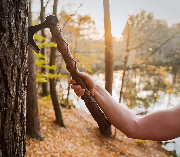 The Skeggøx: Norse Tradesman One-Handed 24-inch Viking Battle Axe