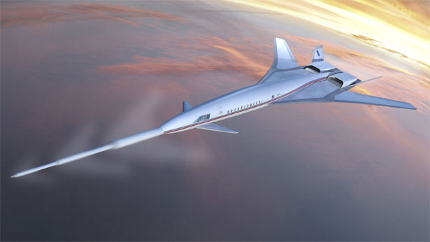 Supersonic Passenger Cruise Flight With Reduced Noise Through Exceptionally Long Nose