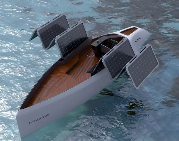 Novague Yacht Features Huge Solar Panel Wings Tuvie