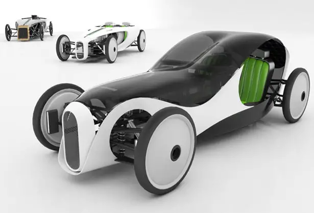 Novague Eco Car Concept Is Inspired by Vintage Laurin & Klement Cars