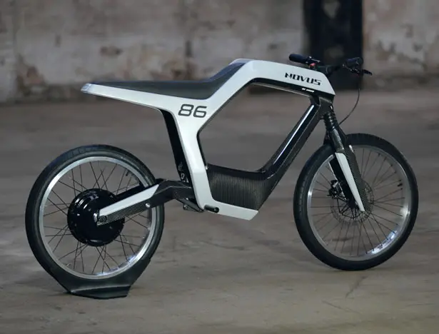 Novus Minimalist Modern Electric Motorcycle