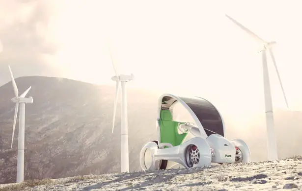 nThree Electric Vehicle by Hussain Almossawi and Marin Myftiu