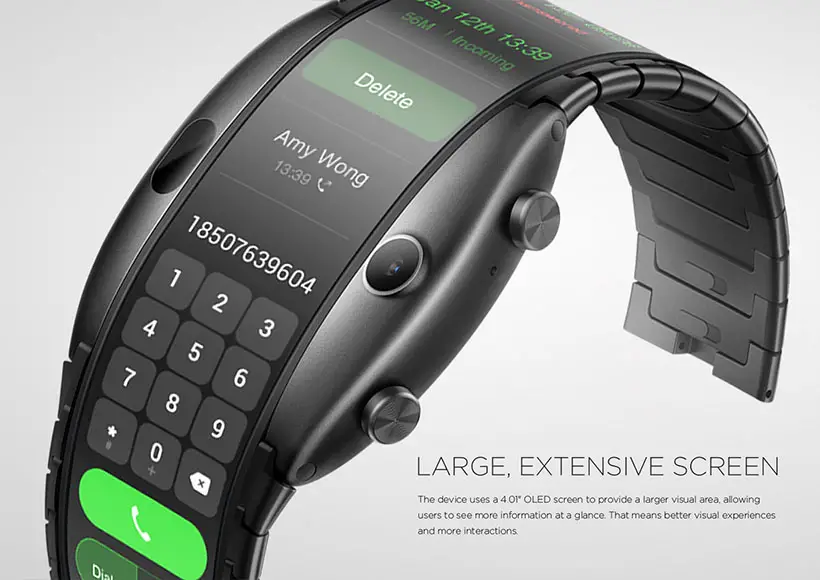 Nubia Alpha - Futuristic Wearable Phone
