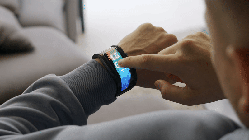 Smartwatch flexible display cheap