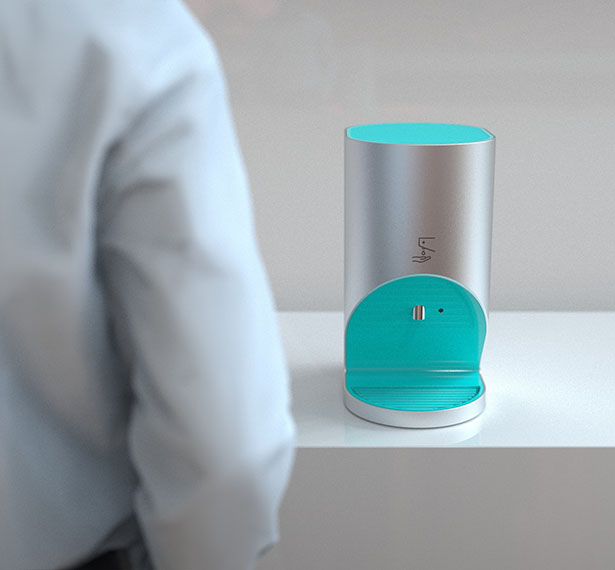 NUSAN Automatic Hand Sanitizer Dispenser by Bluemap Design