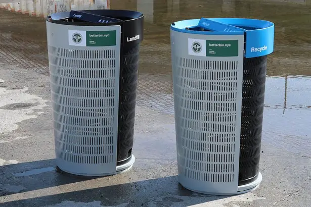 BetterBin Litter Basket Design Competition Wants to Redesign The Iconic New York City Litter Basket - NYC Streets Litter Basket by Group Project