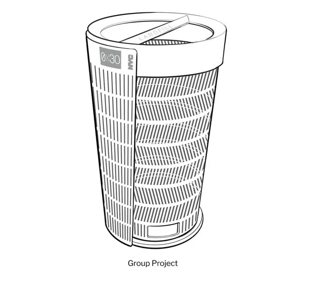 BetterBin Litter Basket Design Competition Wants to Redesign The Iconic New York City Litter Basket - NYC Streets Litter Basket by Group Project