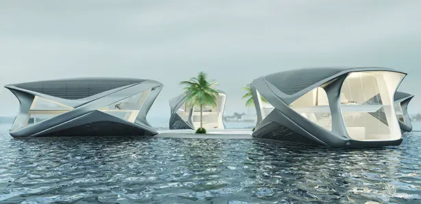 Ocean Community Habitable Water Transportation by Wojciech Morsztyn