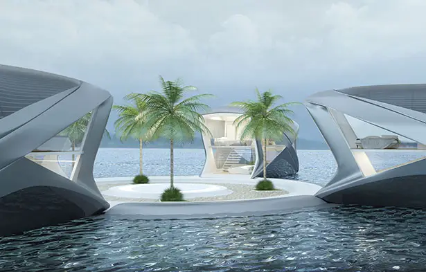 Ocean Community Habitable Water Transportation by Wojciech Morsztyn