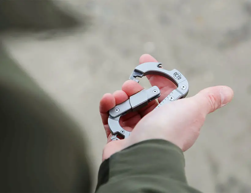 OCTO Versatile Titanium 18-in-1 Carabiner with Window Breaker