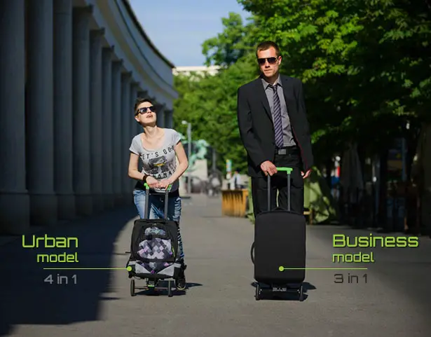 Olaf Scooters : OLAF Business and OLAF Urban with Backpack