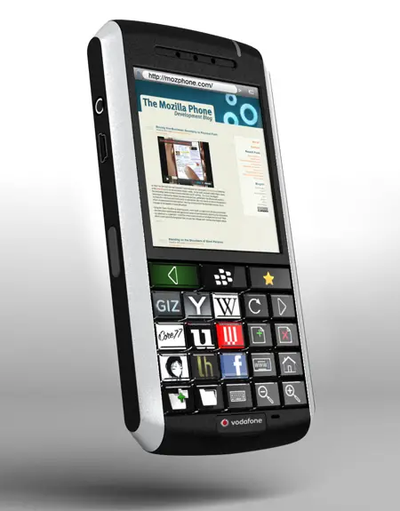 Mozphone Offers Oled BlackBerry Concept Phone