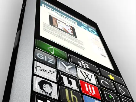 oled blackberry throw away concept phone