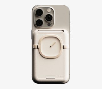 Olock MacSafe Card Wallet Concept Turns To Phone Stand and Reminds You The Value of Time Again