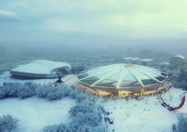 Olympic Gymnastic Arena Renovation by Haeahn dan H-Architecture