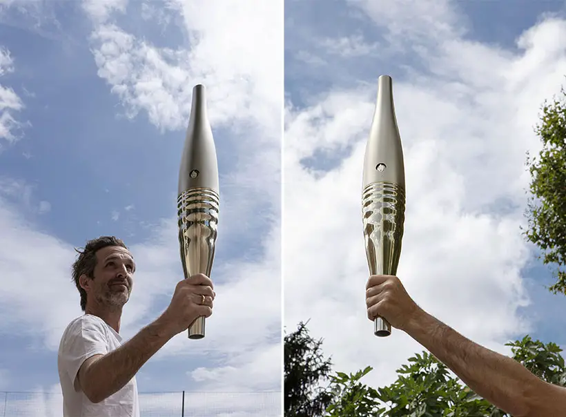 Olympic Torch Paris 2024 by Mathieu Lehanneur