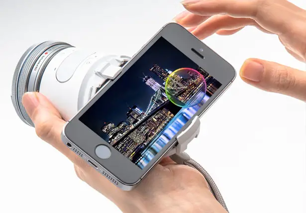 OLYMPUS AIR A01 Interchangeable Lens Camera Works with Your Smartphone